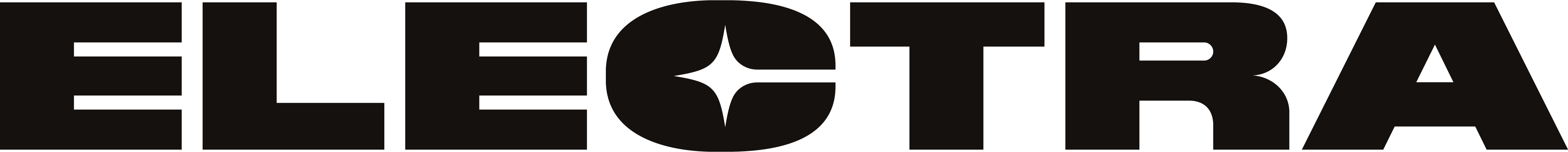 Electra wordmark, ink